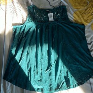 Torrid teal tank